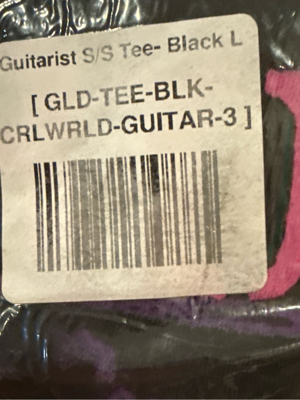 Guitarist Short Sleeve Tee - Black - Unbranded